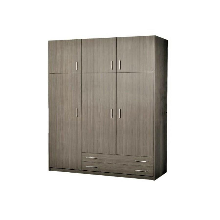 Intrahome Ντουλάπα Μονόφυλλη Sorella Style - 110x240 Σταχτί Intrahome-E5460078