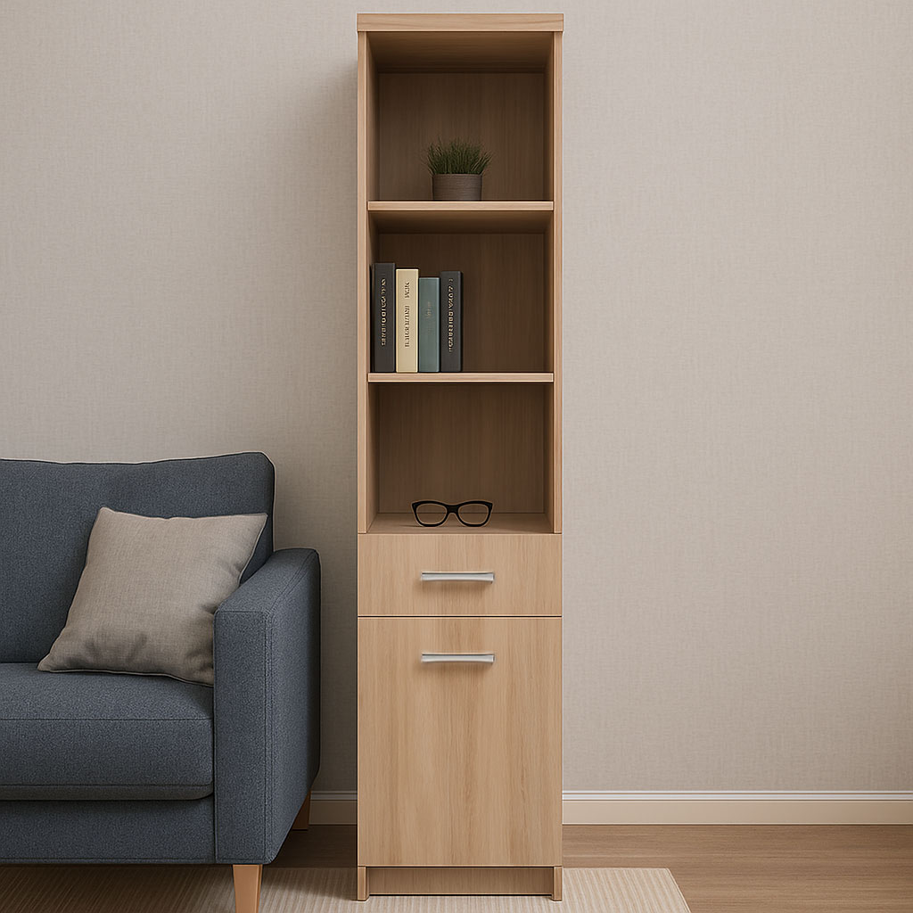 Omarket Natalia Line Mix Ραφιέρα 55x33x183cm Σονόμα | P0240-V04 Omarket-AI89276021-3