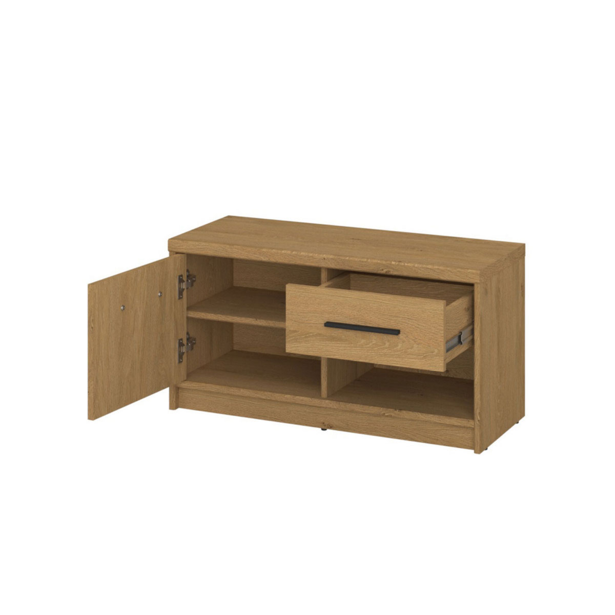 Intrahome Ντουλάπι Floriana Space Βελανιδιά 129.3x33.8x44.2cm | P0457-V10 Intrahome-AI89276238-9