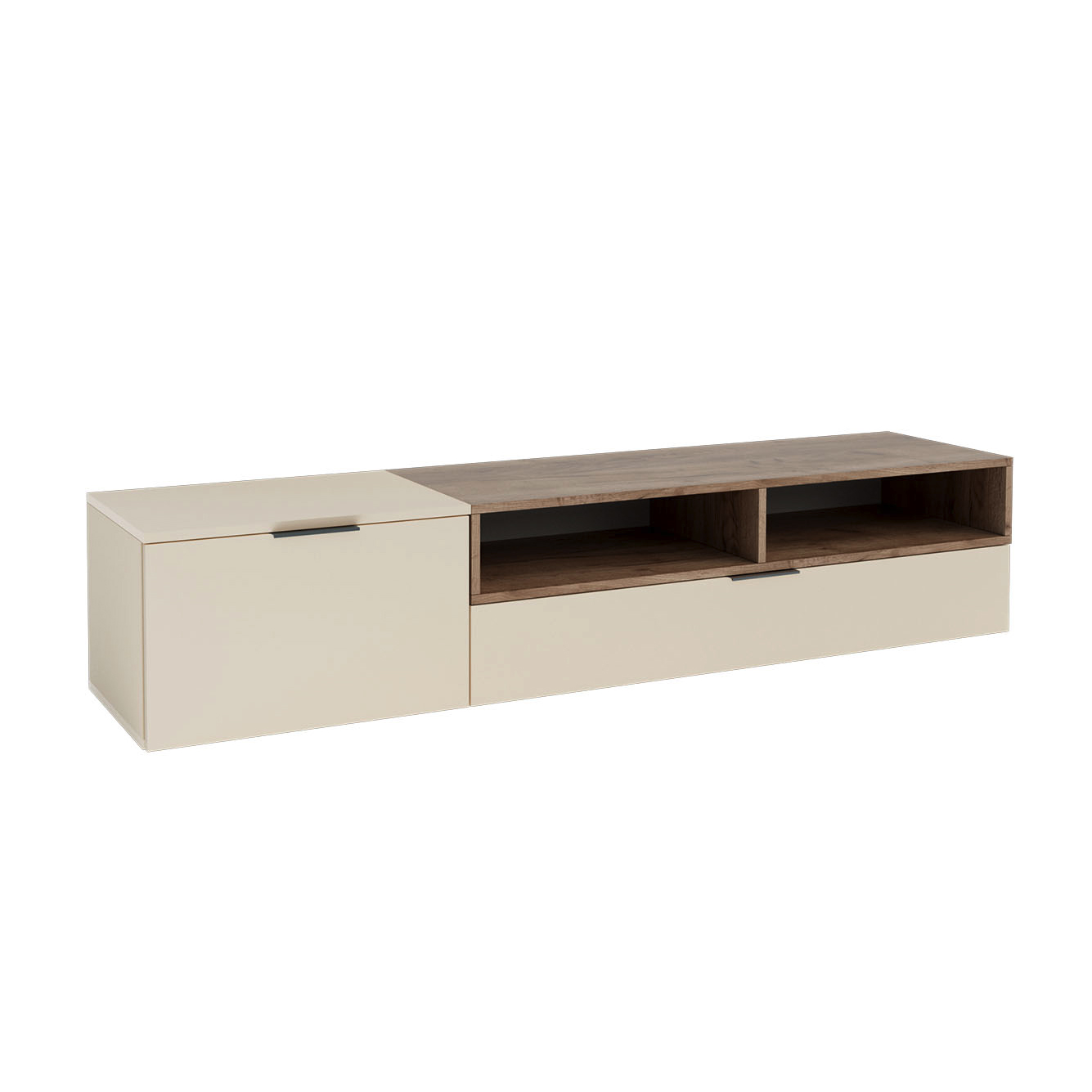Omarket Έπιπλο TV Morocco Μπεζ-Σκούρο Δρυς 190x39x35cm | P0335-V04 Omarket-AI89276116-3