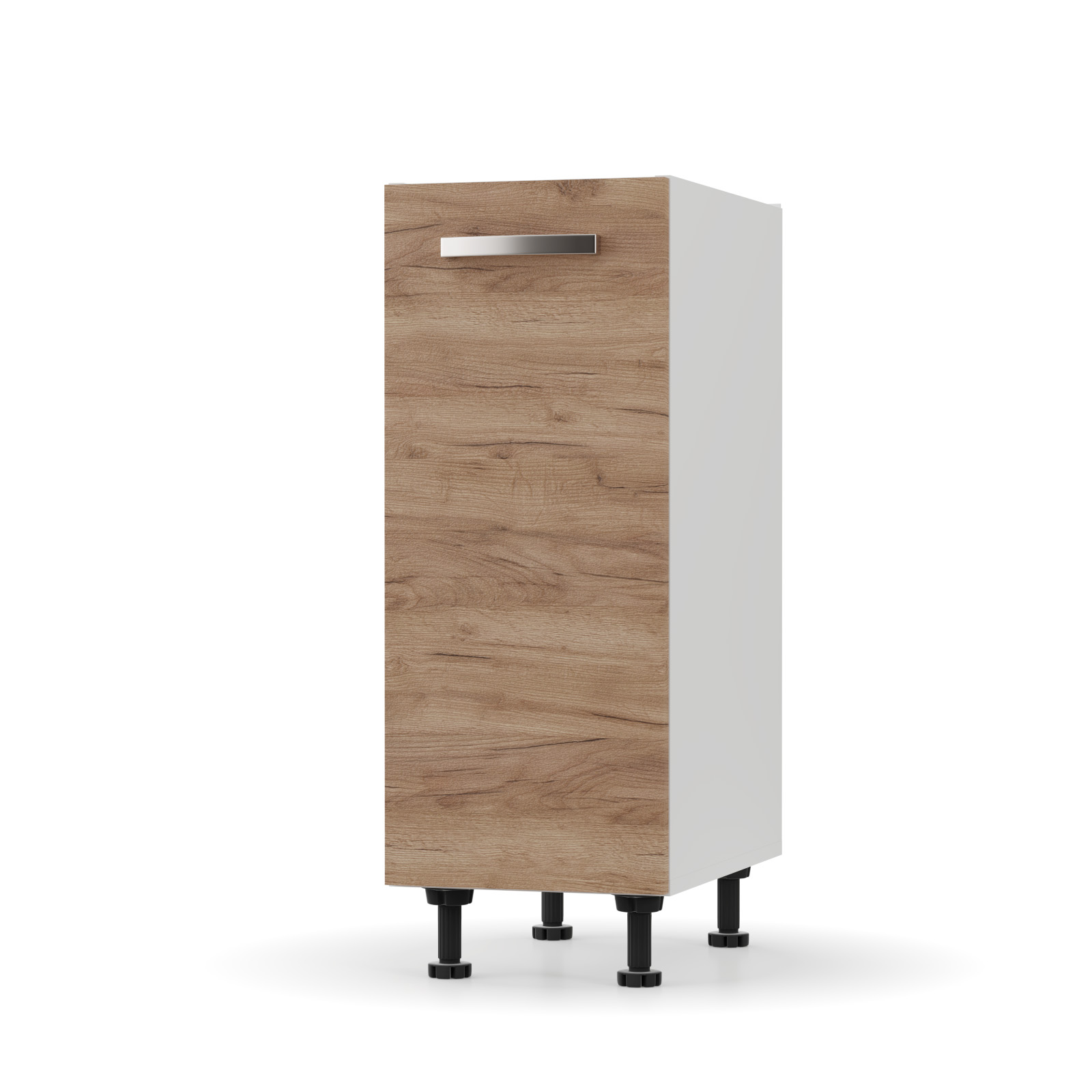 Intrahome CHARLOTTE Κάτω Ντουλάπι 75x46.5x82εκ με μεταλλικά χερούλια Χρυσό Δρυς | P0508-V10 Intrahome-AI89276312-9