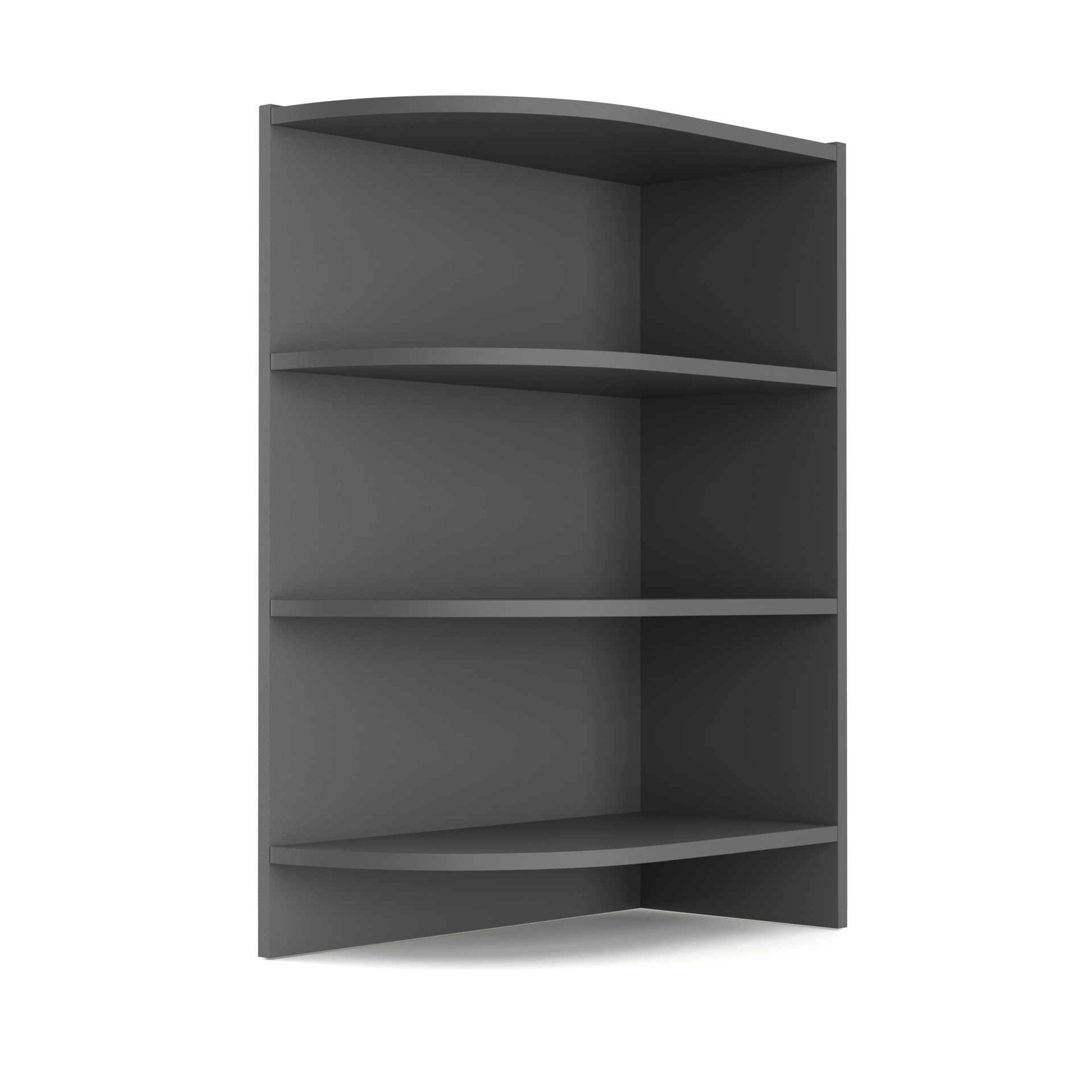 Intrahome Charlotte Γωνιακό κάτω ντουλάπι με ράφια 101.5x28.5x82cm Γραφίτη | P0503-V10 Intrahome-AI89276307-9