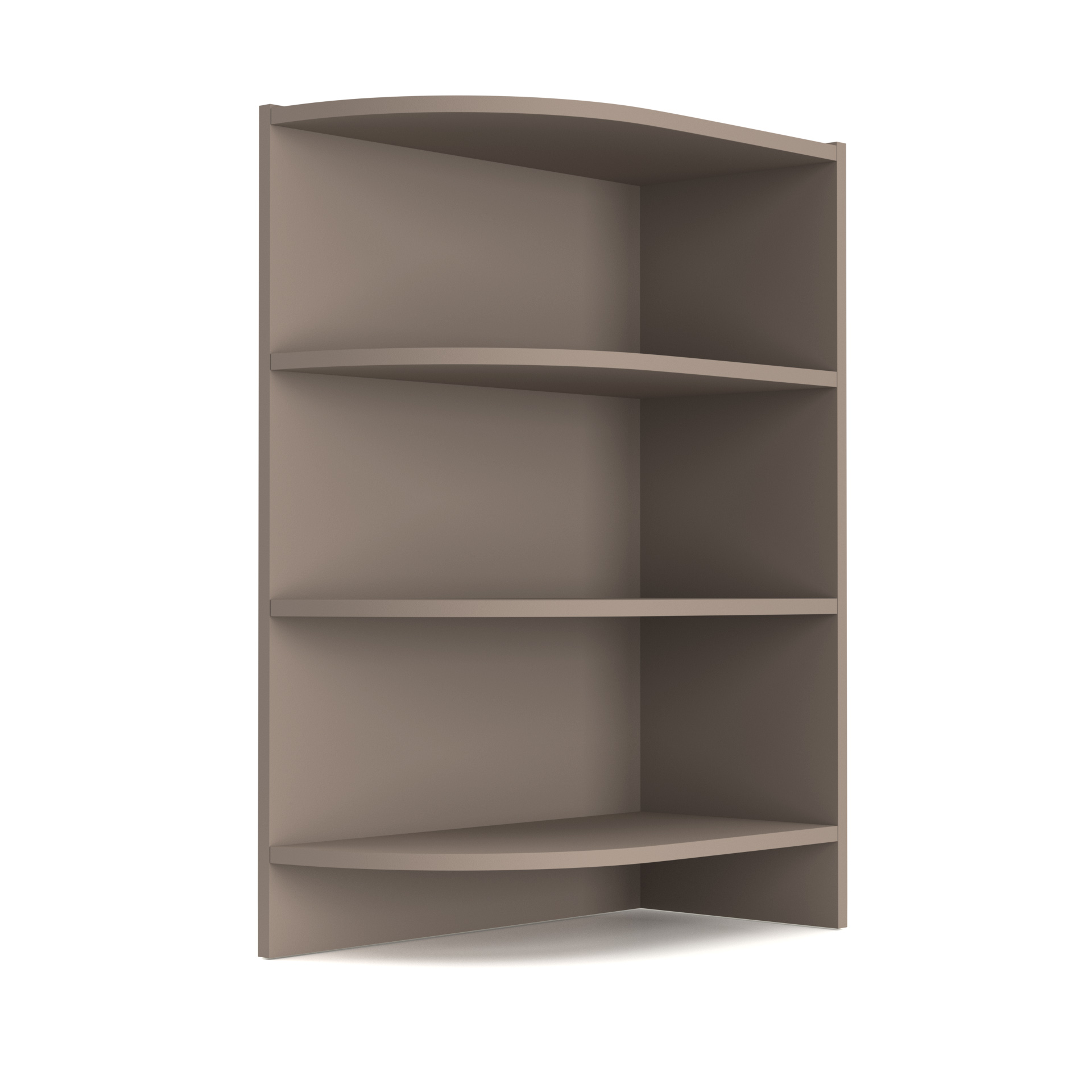 Intrahome Charlotte Γωνιακό κάτω ντουλάπι με ράφια 101.5x28.5x82cm Μόκα | P0504-V10 Intrahome-AI89276308-9