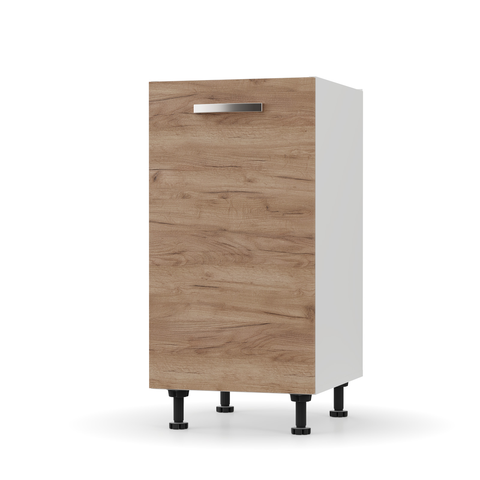 Intrahome CHARLOTΤE Κάτω Ντουλάπι 85x46.5x82εκ με μεταλλικά χερούλια Χρυσό Δρυς | P0524-V10 Intrahome-AI89276328-9