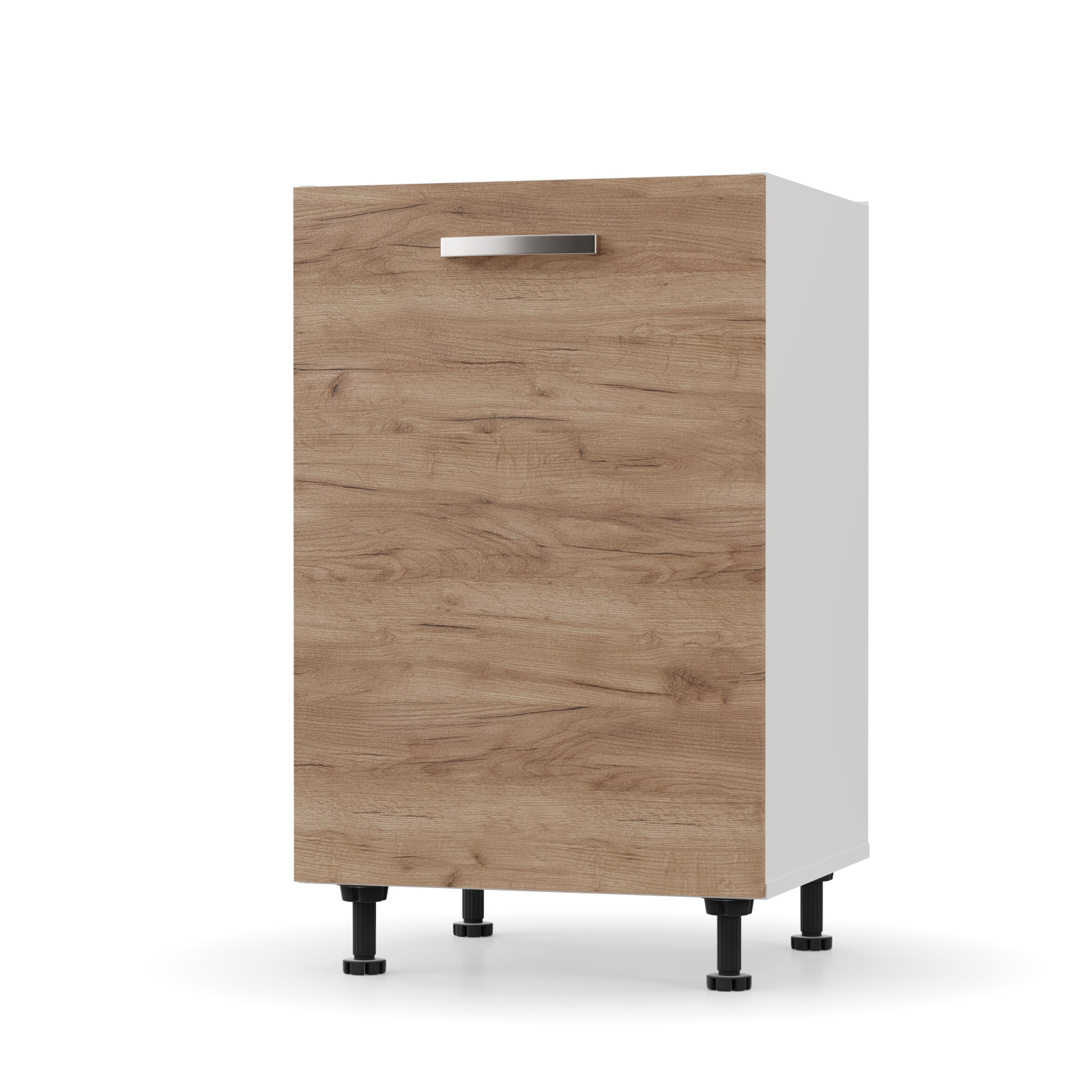 Intrahome CHARLOTΤE Κάτω Ντουλάπι 95x46.5x82cm με μεταλλικά χερούλια Χρυσό Δρυς | P0527-V10 Intrahome-AI89276331-9