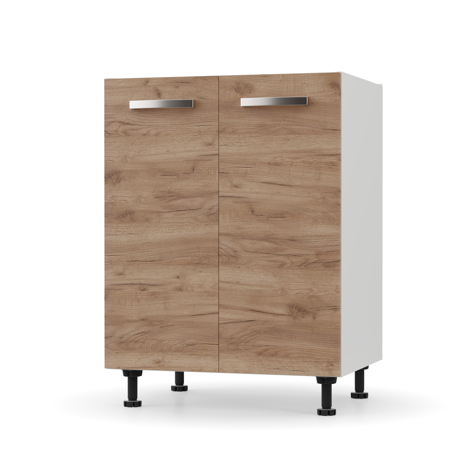 Intrahome CHARLOTΤE Κάτω Ντουλάπι 105x46.5x82εκ με μεταλλικά χερούλια Χρυσό Δρυς | P0530-V10 Intrahome-AI89276334-9