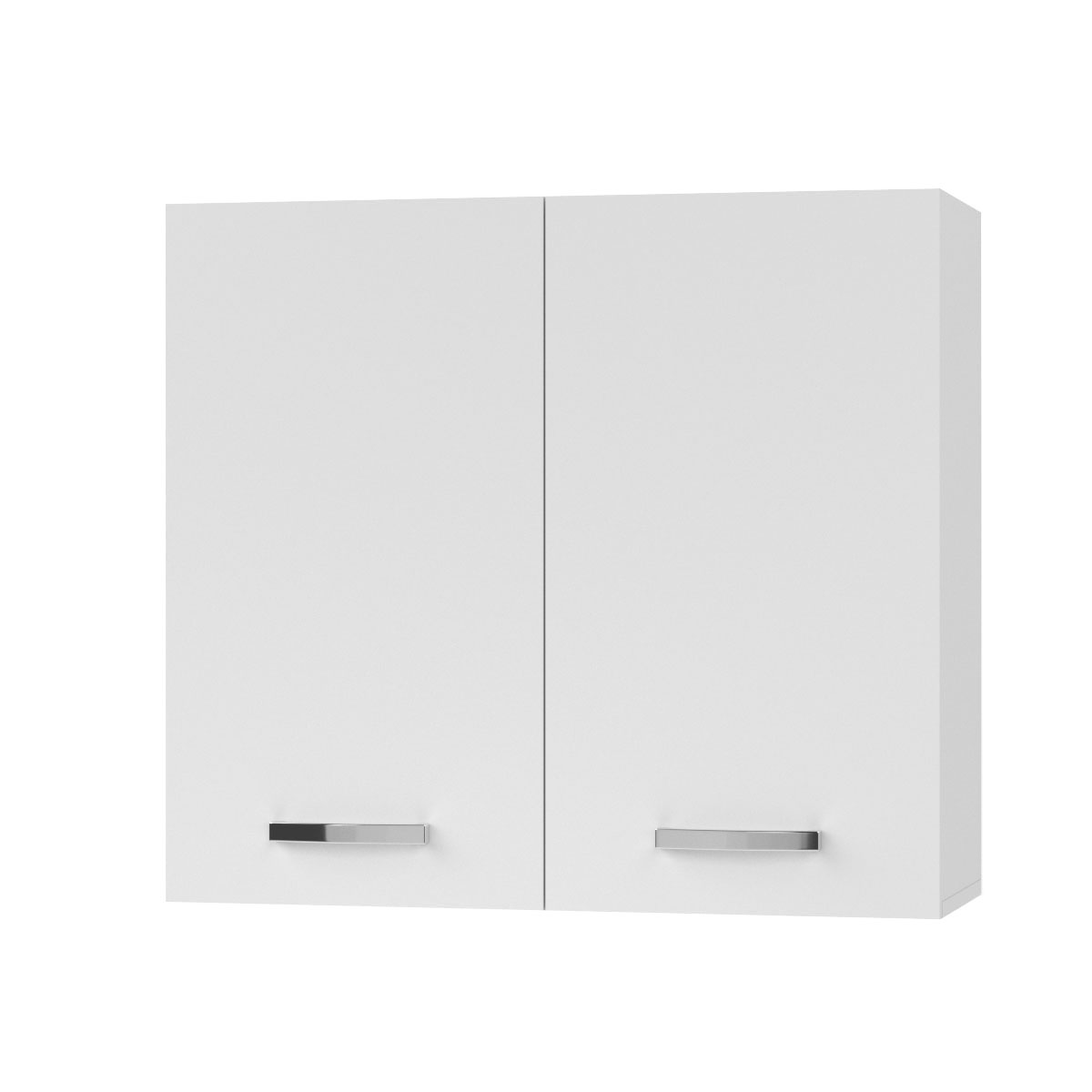 Intrahome CHARLOTΤE Πάνω Ντουλάπι 125x30.5x71.8εκ με μεταλλικά χερούλια Λευκό | P0555-V10 Intrahome-AI89276359-9