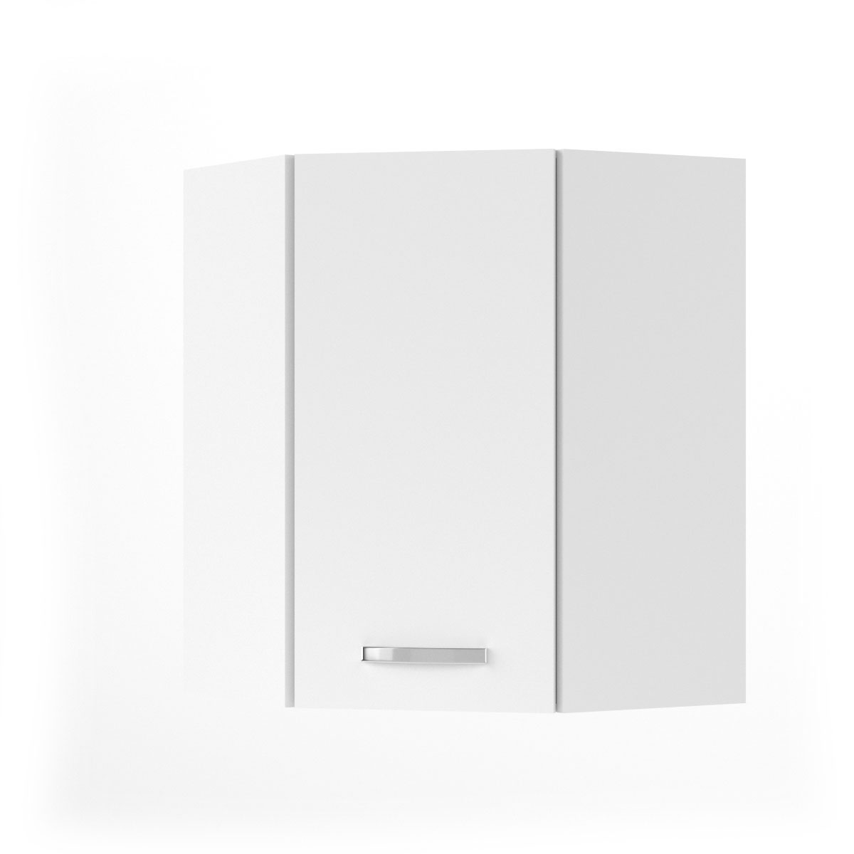 Intrahome CHARLOTΤE Πάνω Ντουλάπι Γωνίας 105x60x71.8εκ με μεταλλικά χερούλια Λευκό | P0557-V10 Intrahome-AI89276361-9