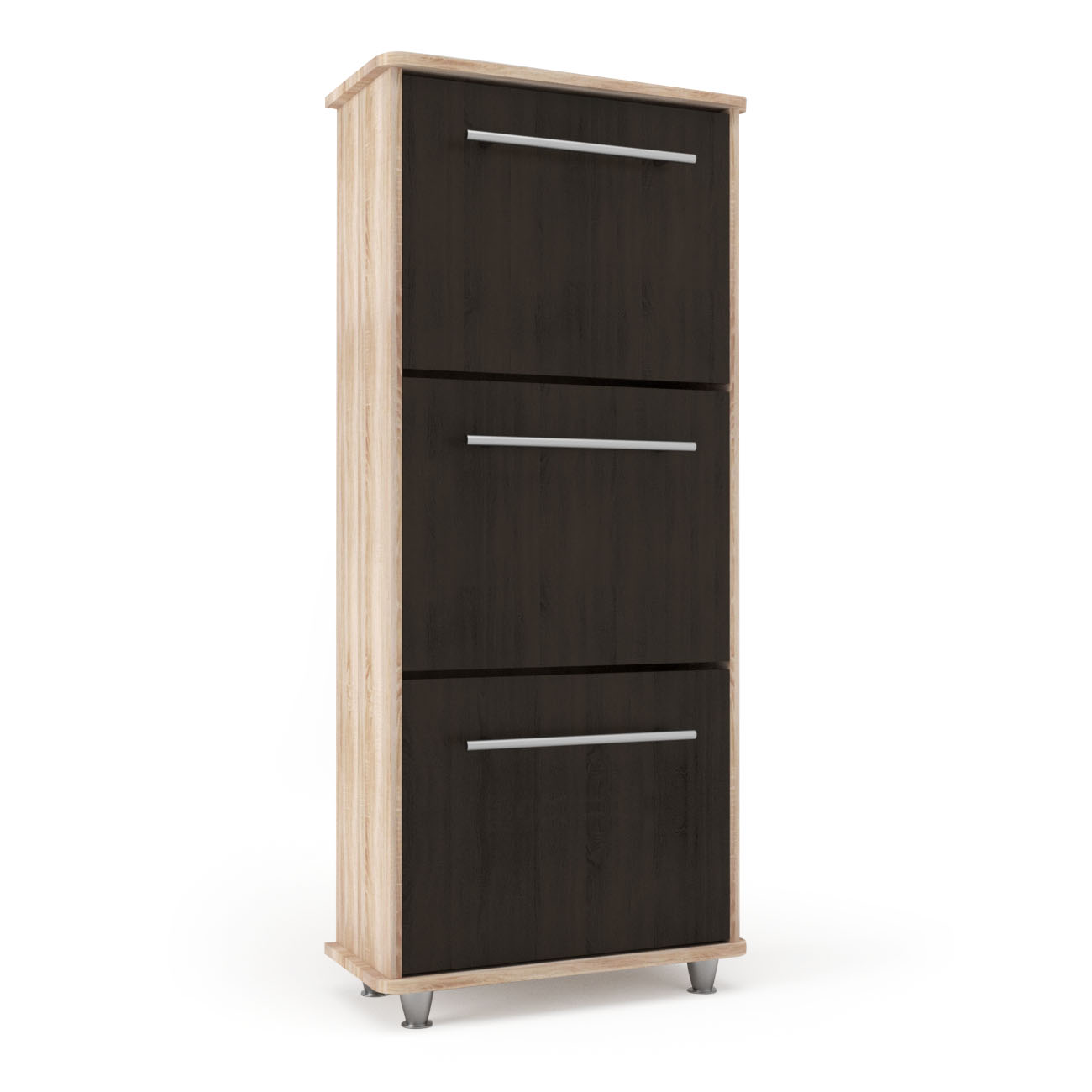 Omarket Παπουτσοθήκη Niag580 58x26.5x132εκ Wenge-Sonoma | P0094-V01 Omarket-AI89275875