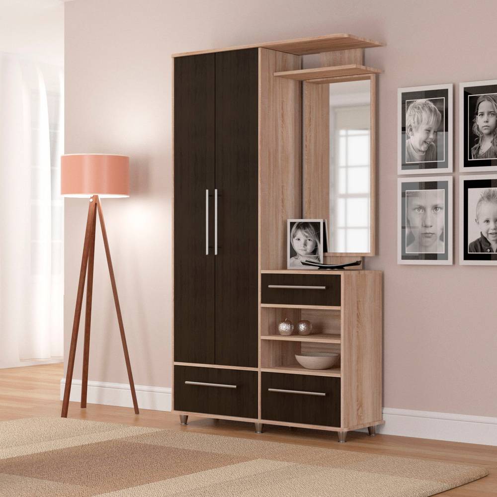 Intrahome Σετ εισόδου-χωλ Niagara 158x37.5x198cm Σονόμα-Βέγκε | P0111-V10 Intrahome-AI89275892-9