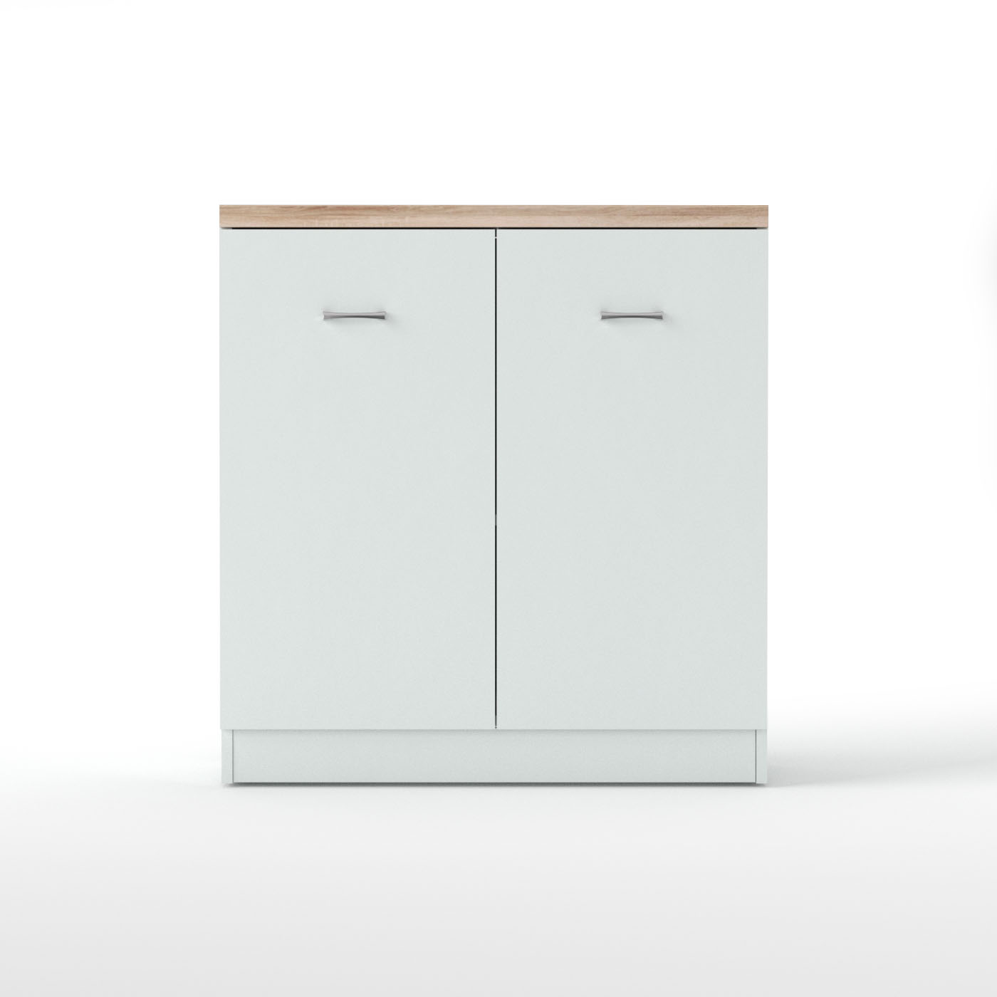 Omarket Κομότα KOM2D 125x33x85εκ Λευκή-Σονόμα | P0046-V10 Omarket-AI89275827-9