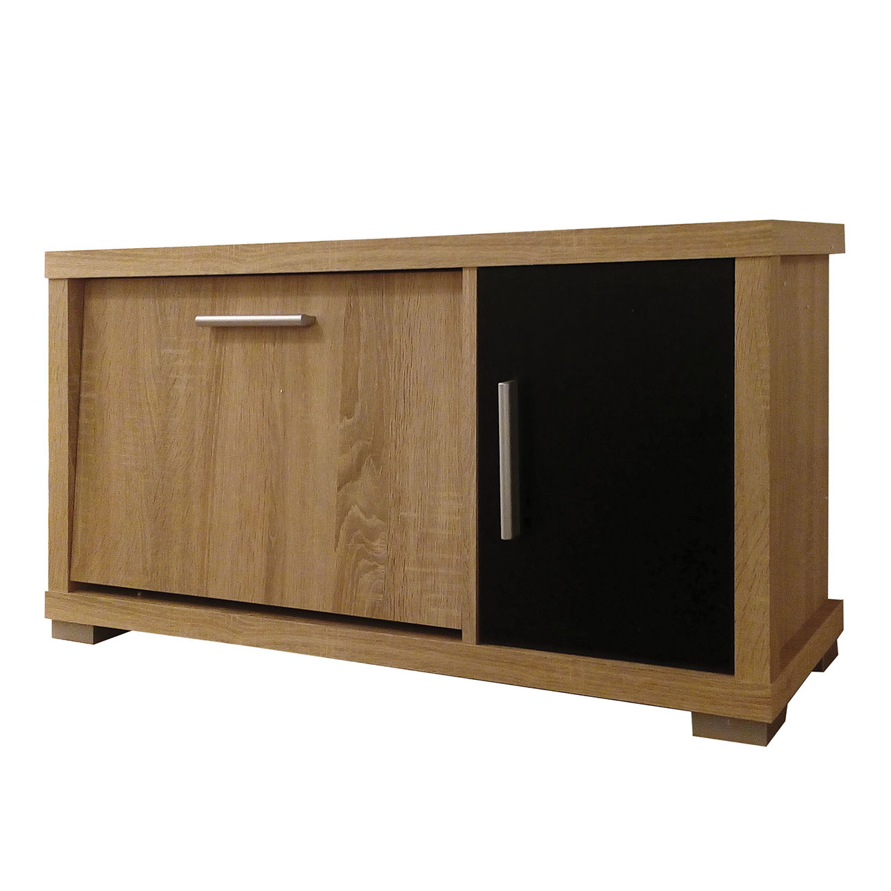 Omarket Παπουτσοθήκη Laura 110x28.2x45.8εκ Σονόμα-Μαύρο | P0091-V05 Omarket-AI89275872-4