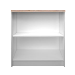 Omarket Βιβλιοθήκη Reg 100x33x85cm Λευκή-Σονόμα Χαμηλή | P0250-V05 Omarket-AI89276031-4