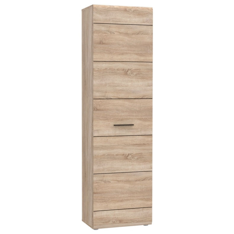 Intrahome Ντουλάπα Μονόφυλλη Εισόδου Elara Design 100x34x197 Sonoma Wenge και MDF | P0085-V10 Intrahome-AI89275866-9