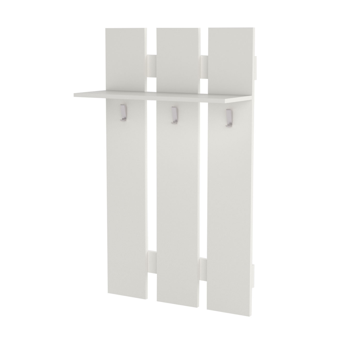 Intrahome Κρεμάστρα Τοίχου Wie 105x23x100cm Λευκή | P0069-V10 Intrahome-AI89275850-9