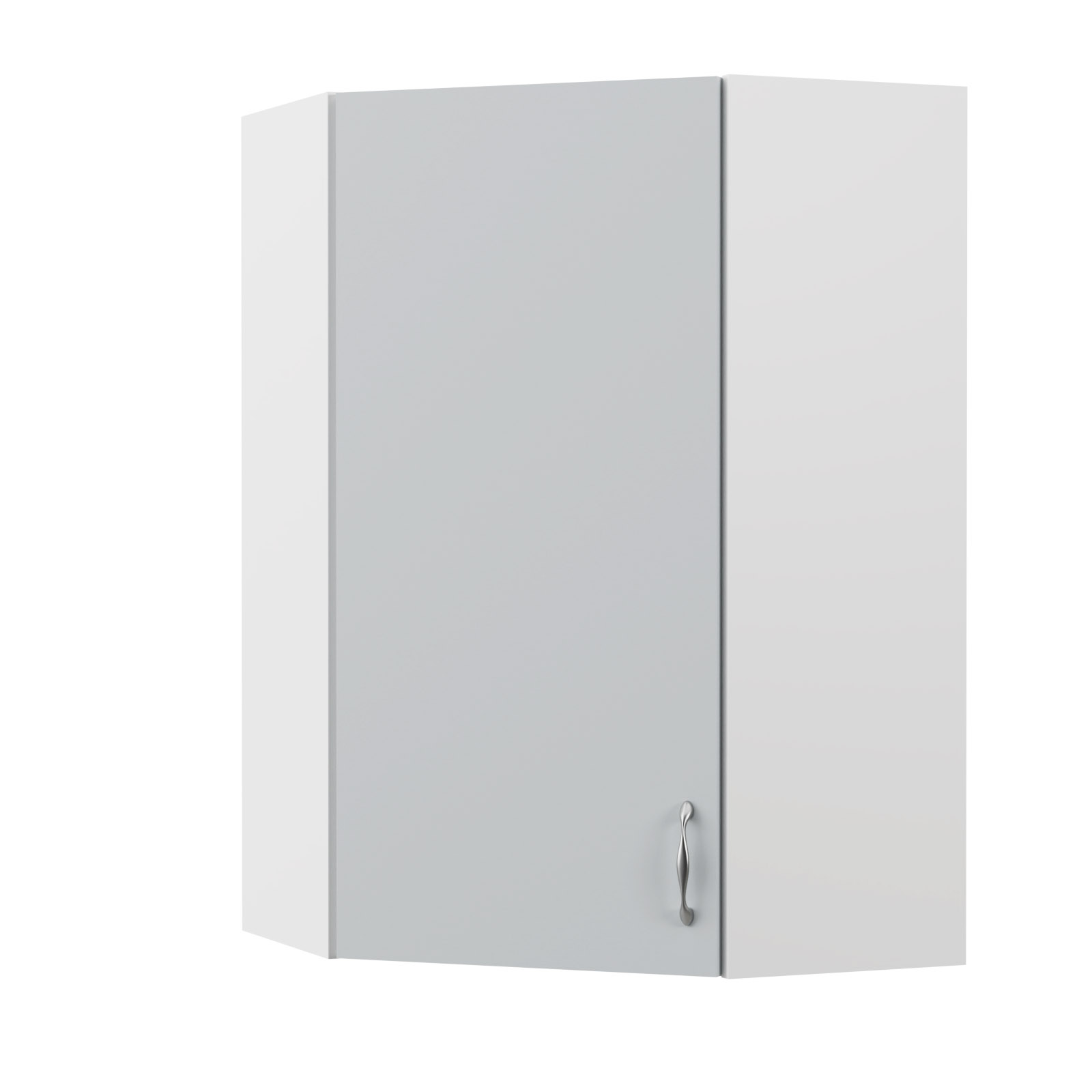 Intrahome Modest Πάνω Ντουλάπι Γωνιακό Γκρι 60-105x30x92cm | P0778-V10 Intrahome-AI89276591-9