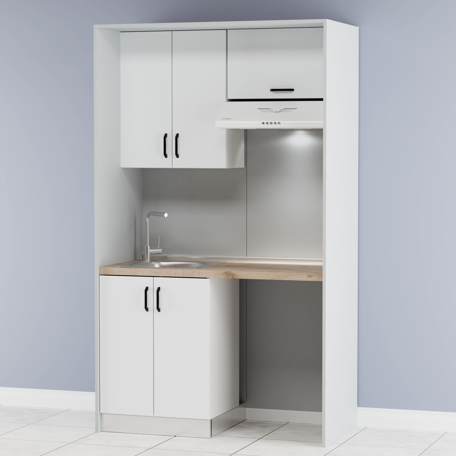 Intrahome Πολυκουζινάκι Σετ 11τεμαχίων Λευκό 168.2x61.8x209.6cm | P0906-V10 Intrahome-AI89276727-9
