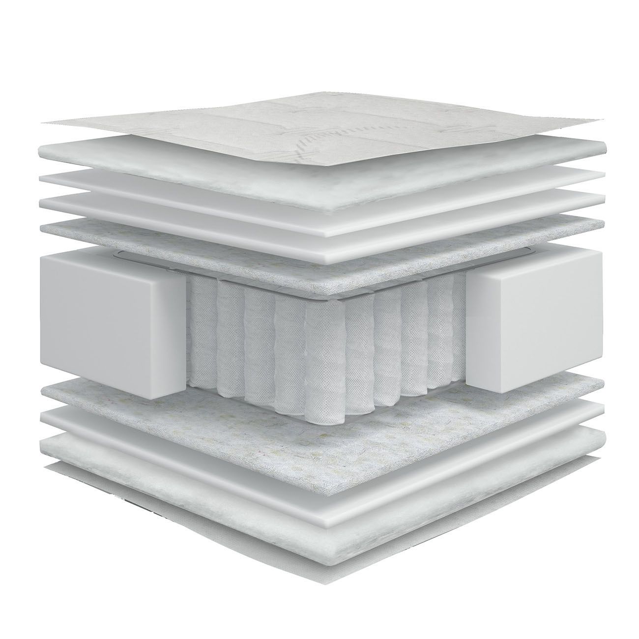 Intrahome ΣΤΡΩΜΑ VELVET 3D Ημίδιπλο (CHIC STROM) 165x200x23cm | P0219-V10 Intrahome-AI89276000-9