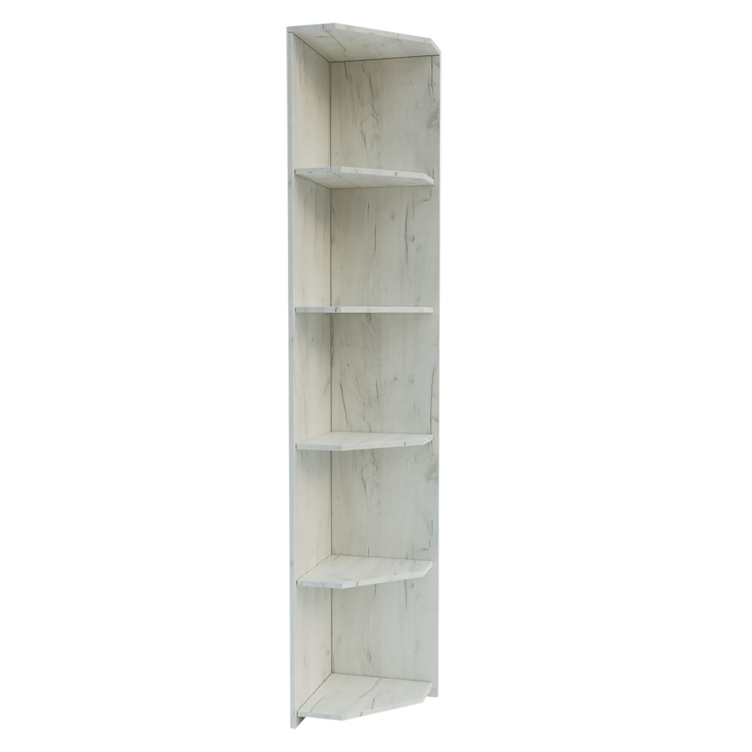 Omarket Βιβλιοθήκη Milen 43x33x185.2cm Λευκή | P0245-V03 Omarket-AI89276026-2