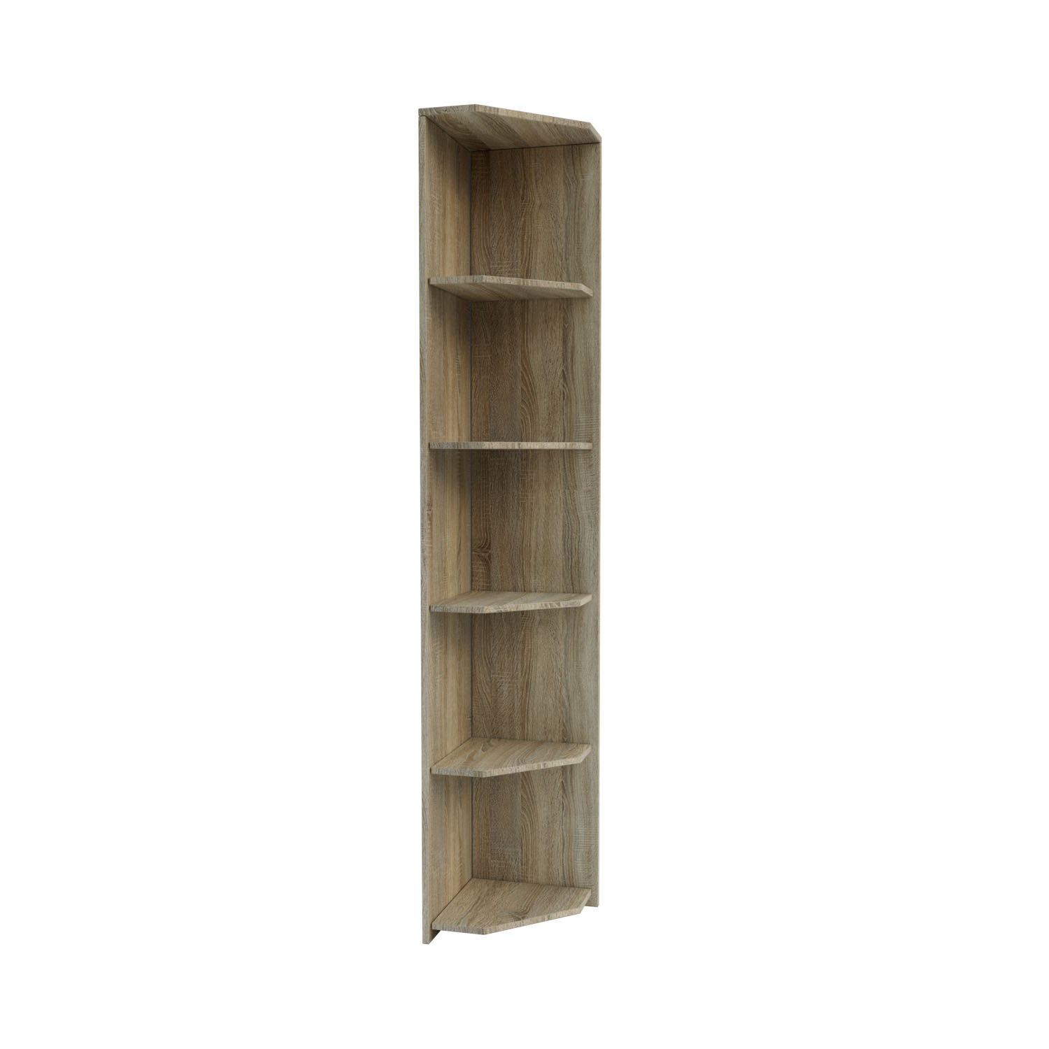 Omarket Βιβλιοθήκη Milen 43x33x185.2cm Σονόμα | P0246-V03 Omarket-AI89276027-2