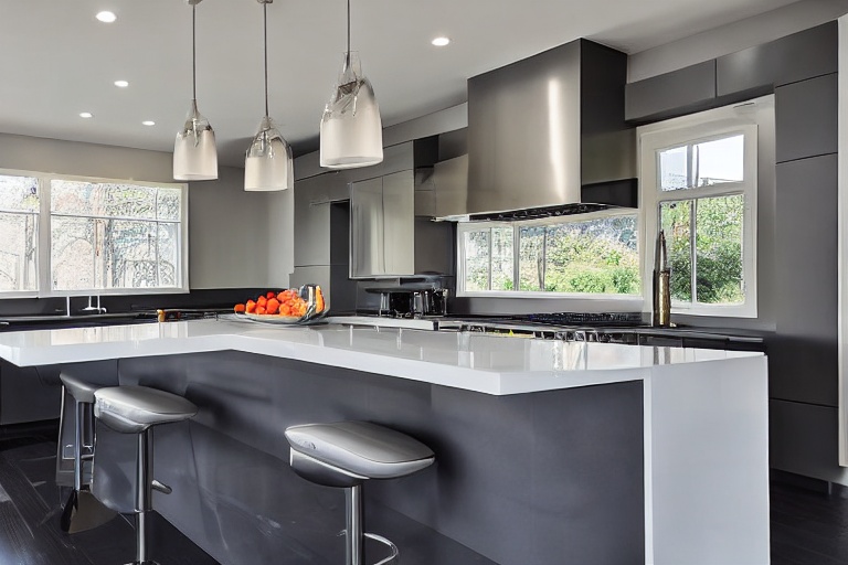 Intrahome Eterna Concept 2 χρώμα Λακέ Γκρι Σκούρο έπιπλα κουζίνας 10 Μέτρα συνολικα τρέχον μέτρα Intrahome-65651681