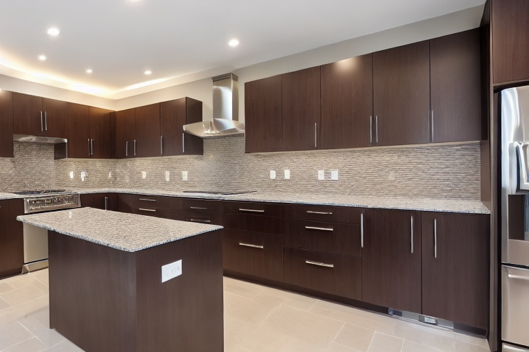 Intrahome Eterna Design 2 χρώμα Νησί Καρυδιά & Γκρι Περίμετρος έπιπλα κουζίνας 10 Μέτρα συνολικα τρέχον μέτρα Intrahome-65651688