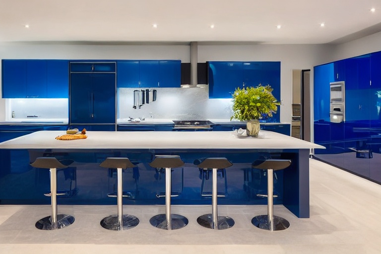 Intrahome Mykonos Elegance 2 χρώμα Λακέ Πετρόλ έπιπλα κουζίνας 10 Μέτρα συνολικα τρέχον μέτρα Intrahome-65651739