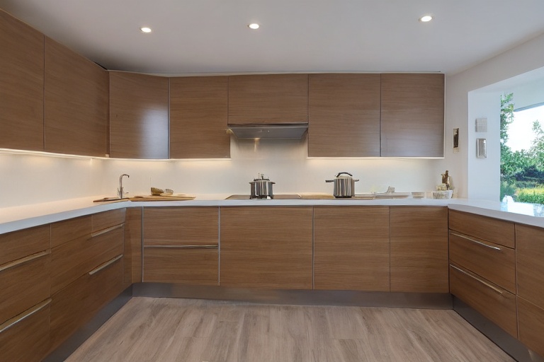 Intrahome Mykonos Home 2 χρώμα Καπλαμάς Δρυς Ανοιχτή έπιπλα κουζίνας 10 Μέτρα συνολικα τρέχον μέτρα Intrahome-65651747