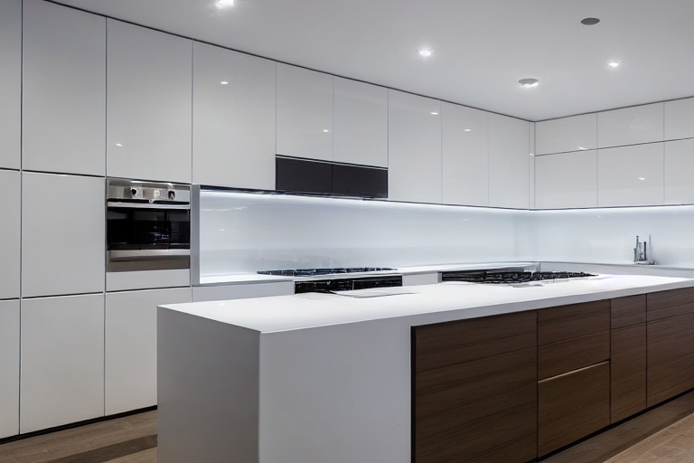 Intrahome Delphi Lux 2 χρώμα Λακέ Λευκό Ματ έπιπλα κουζίνας 10 Μέτρα συνολικα τρέχον μέτρα Intrahome-65651753