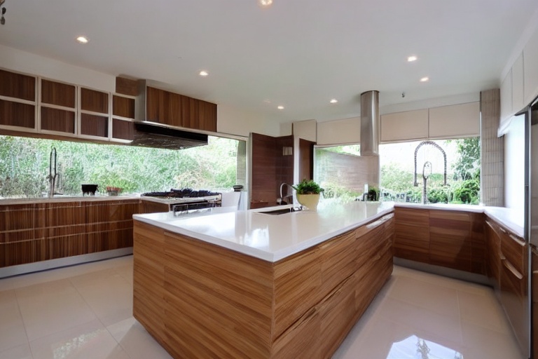 Intrahome Thalassa Concept 2 χρώμα Καπλαμάς Μπαμπού έπιπλα κουζίνας 10 Μέτρα συνολικα τρέχον μέτρα Intrahome-65651801