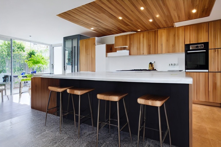 Intrahome Nefeli Concept 2 χρώμα Καπλαμάς Μπαμπού έπιπλα κουζίνας 10 Μέτρα συνολικα τρέχον μέτρα Intrahome-65651841
