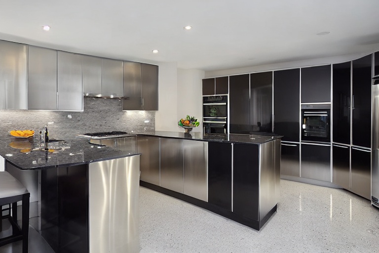 Intrahome Valencia Select 2 χρώμα Βουρτσιστό Ανοξείδωτο έπιπλα κουζίνας 10 Μέτρα συνολικα τρέχον μέτρα Intrahome-65651983