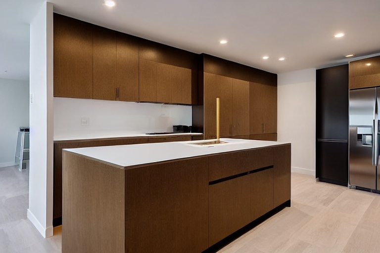 Intrahome Aster Home 2 χρώμα Βουρτσιστό Χρυσό έπιπλα κουζίνας 10 Μέτρα συνολικα τρέχον μέτρα Intrahome-65652087