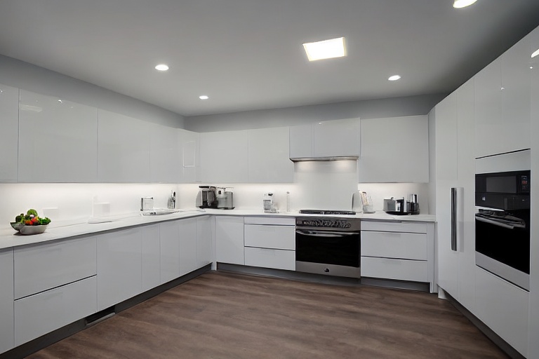 Intrahome Scandi Classic 2 χρώμα Λακέ Λευκό Γυαλιστερό έπιπλα κουζίνας 10 Μέτρα συνολικα τρέχον μέτρα Intrahome-65652105