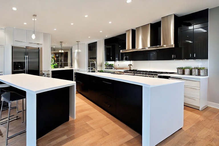 Intrahome Loft Concept 2 χρώμα Νησί Μαύρο & Λευκό Περίμετρος έπιπλα κουζίνας 10 Μέτρα συνολικα τρέχον μέτρα Intrahome-65652141