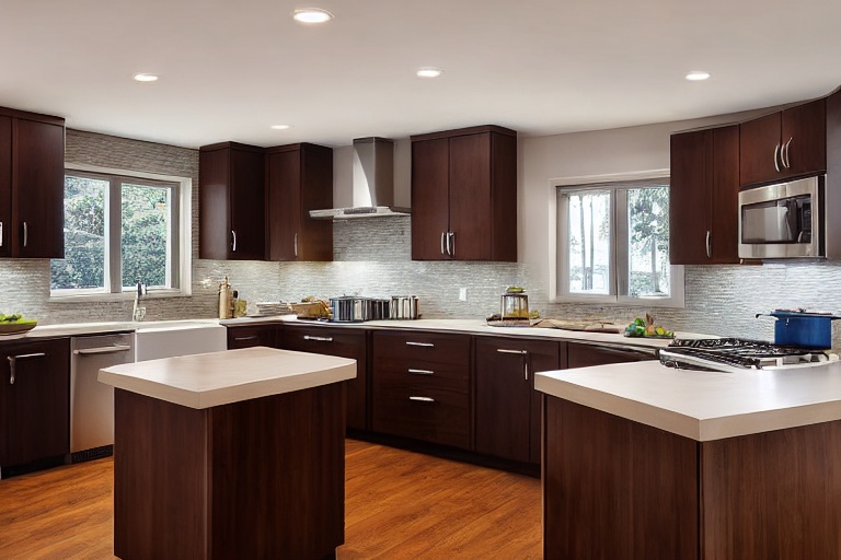 Intrahome Urban One 2 χρώμα Καπλαμάς Καρυδιά Σκούρα έπιπλα κουζίνας 10 Μέτρα συνολικα τρέχον μέτρα Intrahome-65652155