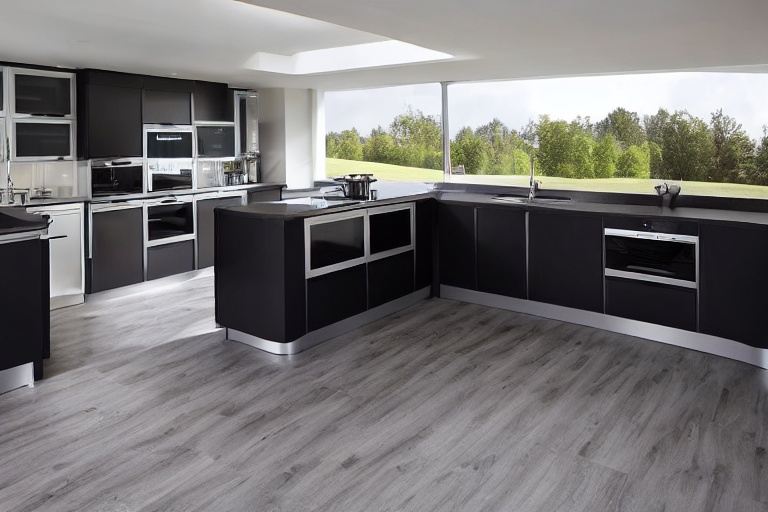 Intrahome Harmony Concept 2 χρώμα Εφέ Δέρμα Σκούρο έπιπλα κουζίνας 10 Μέτρα συνολικα τρέχον μέτρα Intrahome-65652181