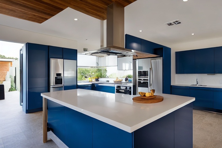 Intrahome Luna One 2 χρώμα Λακέ Πετρόλ έπιπλα κουζίνας 10 Μέτρα συνολικα τρέχον μέτρα Intrahome-65652255