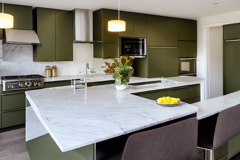 Intrahome Aurora Concept 2 χρώμα Λακέ Λαδί έπιπλα κουζίνας 10 Μέτρα συνολικα τρέχον μέτρα Intrahome-65652281