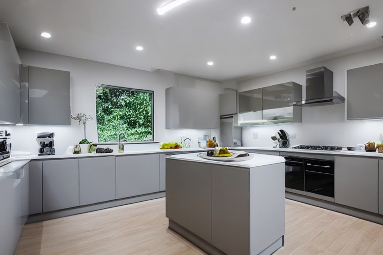 Intrahome Aurora Design 2 χρώμα Λακέ Γκρι Ανοιχτό έπιπλα κουζίνας 10 Μέτρα συνολικα τρέχον μέτρα Intrahome-65652288