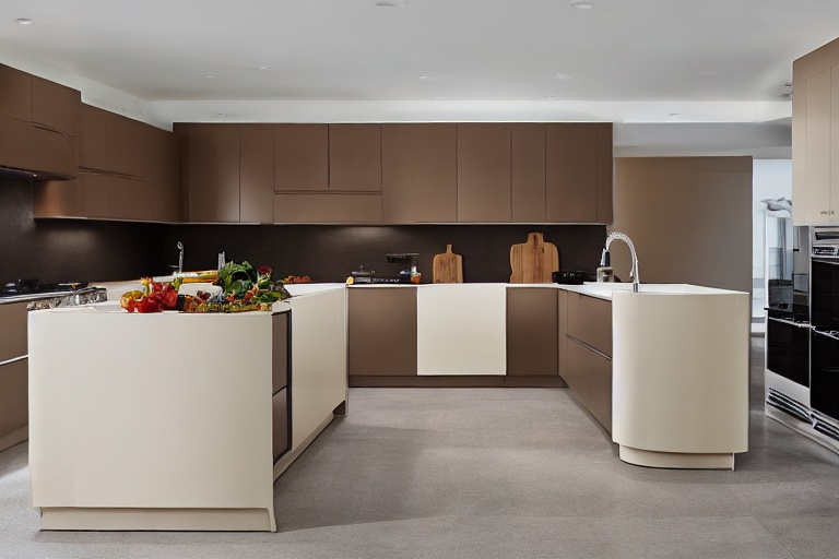 Intrahome Roma Plus 2 χρώμα Νησί Τερακότα & Κρεμ Περίμετρος έπιπλα κουζίνας 10 Μέτρα συνολικα τρέχον μέτρα Intrahome-65652311