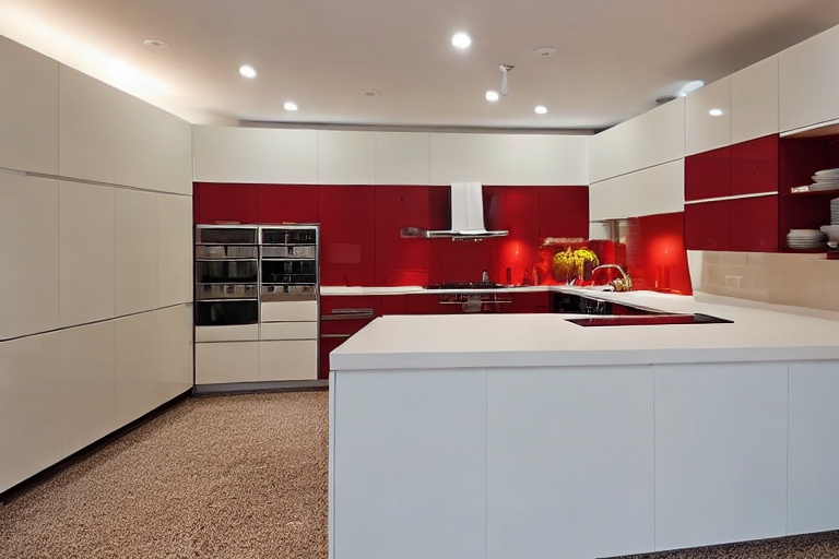 Intrahome Siena One 2 χρώμα Νησί Τερακότα & Κρεμ Περίμετρος έπιπλα κουζίνας 10 Μέτρα συνολικα τρέχον μέτρα Intrahome-65652375
