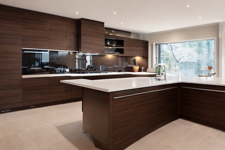 Intrahome Milano Studio 2 χρώμα Καπλαμάς Καρυδιά Σκούρα έπιπλα κουζίνας 10 Μέτρα συνολικα τρέχον μέτρα Intrahome-65652420