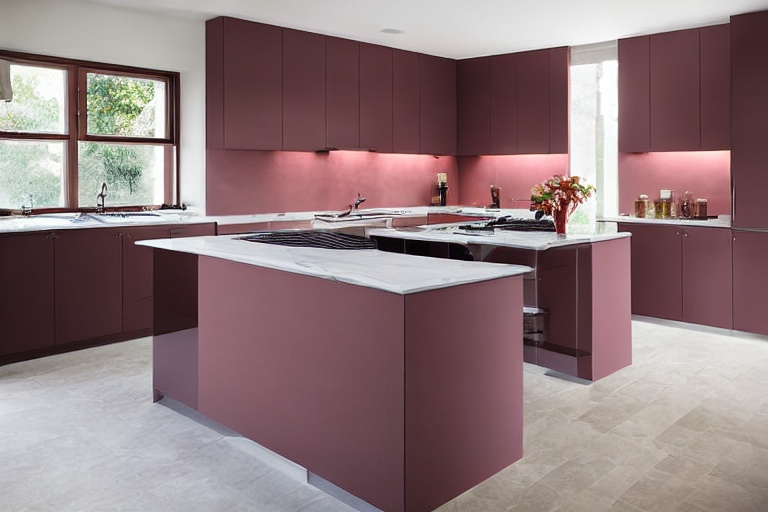 Intrahome Onyx Select 1 χρώμα Λακέ Σκονισμένο Ροζ έπιπλα κουζίνας 10 Μέτρα συνολικα τρέχον μέτρα Intrahome-65652483