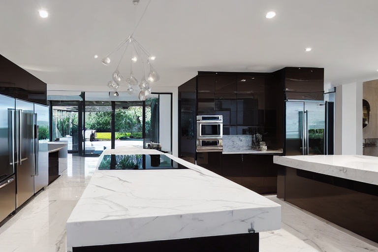 Intrahome Vertex Design 1 χρώμα Εφέ Λευκού Μαρμάρου έπιπλα κουζίνας 10 Μέτρα συνολικα τρέχον μέτρα Intrahome-65652548