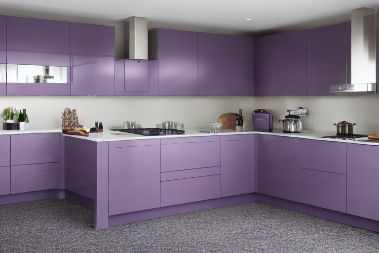 Intrahome Kyma Craft 1 χρώμα Λακέ Λεβάντα έπιπλα κουζίνας 10 Μέτρα συνολικα τρέχον μέτρα Intrahome-65652698