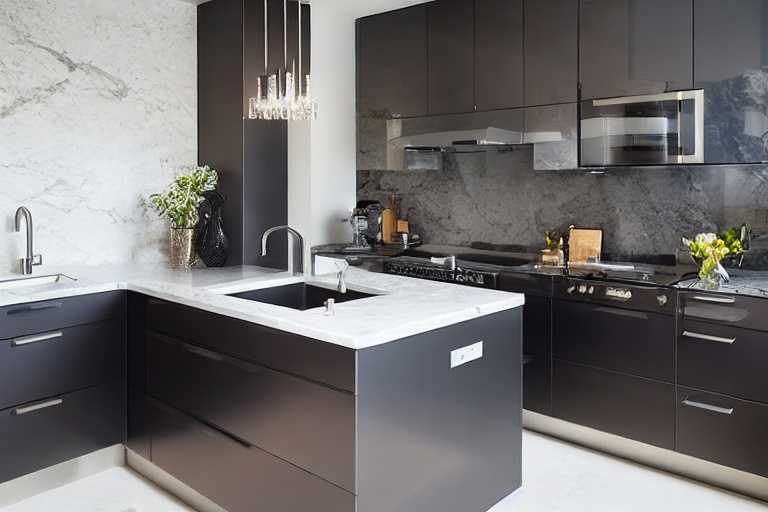 Intrahome Mykonos One 1 χρώμα Γκρι Μεταλλικό έπιπλα κουζίνας 10 Μέτρα συνολικα τρέχον μέτρα Intrahome-65652735