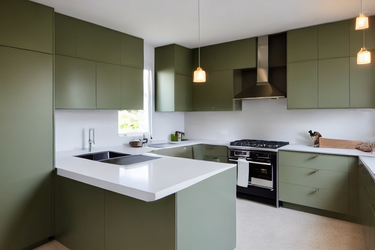 Intrahome Venezia Lux 1 χρώμα Λακέ Σάλβια έπιπλα κουζίνας 10 Μέτρα συνολικα τρέχον μέτρα Intrahome-65653033