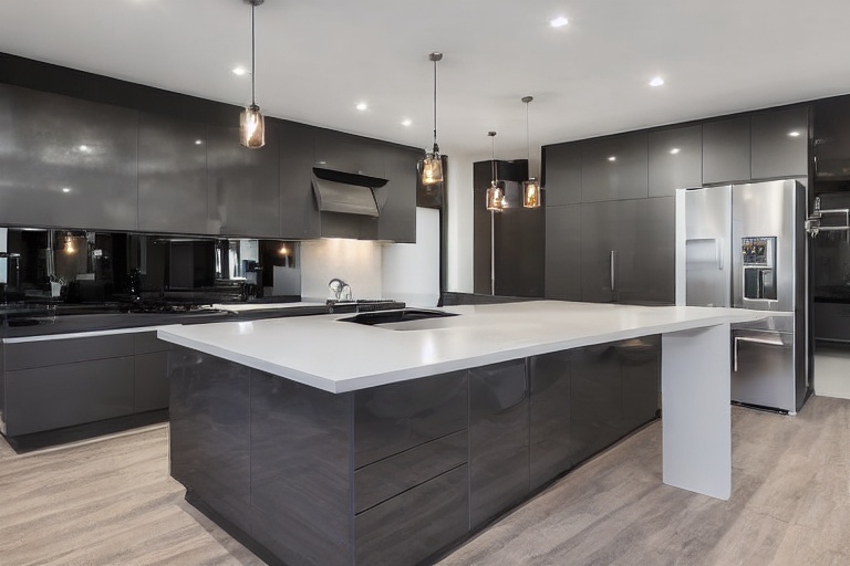 Intrahome Bianca Style 1 χρώμα Γκρι Μεταλλικό έπιπλα κουζίνας 10 Μέτρα συνολικα τρέχον μέτρα Intrahome-65653069