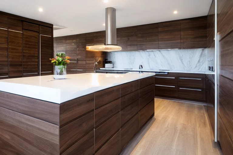 Intrahome Aurora Concept 1 χρώμα Καπλαμάς Καρυδιά Σκούρα έπιπλα κουζίνας 10 Μέτρα συνολικα τρέχον μέτρα Intrahome-65653281